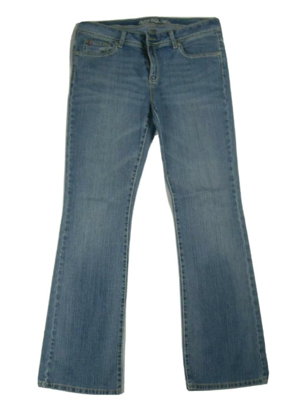 90s Y2k US Polo Blue Bootcut Jeans 11 Vintage Logo Pocket Denim Medium Wash